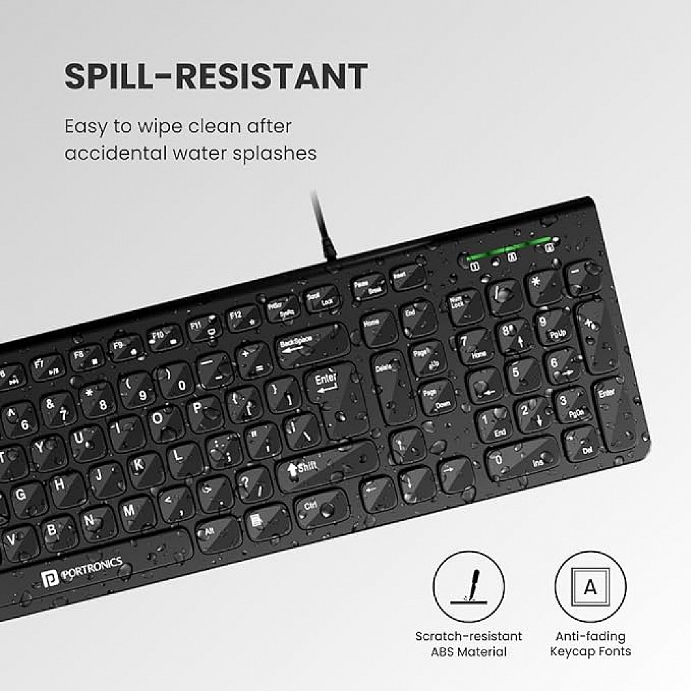 Portronics Ki-Pad 2 USB Wired Keyboard Best Price in India on