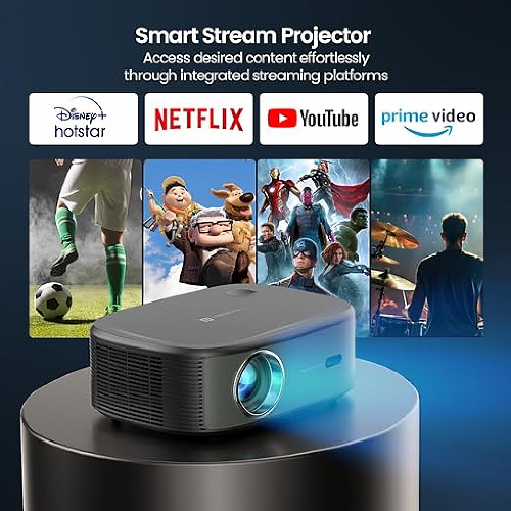 Portronics Beem 430 Smart LED Projector Best Price in India on