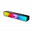 Portronics Radian 16W Bluetooth Stereo Soundbar with Multicolour LED Lights, in-Built FM Radio, Built in Mic, Aux in 3.5mm, Micro SD Slot - Black