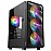 Zebronics Hornet Mid-Tower Premium Gaming Cabinet ATX, 4 ARGB Fan, LED Control Switch, Window Tempered Glass Panel, USB 3.0, Top AIO Cooler support, Magnetic Dust Filter (Black)