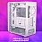 Zebronics Hornet Mid-Tower Premium Gaming Cabinet - ATX, 4 ARGB Fan, LED Control Switch, Window Tempered Glass Panel, USB 3.0, Top AIO Cooler support, Magnetic Dust Filter (White)