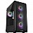 Zebronics Invader Mid-Tower Premium Gaming Cabinet Eatx/ ATX/ Matx, 3X 120Mm Front + 1X 120Mm Rear Fan/ Argb Inner Glow/ RGB Led Control/ Magnetic Dust Filter (Black) - Tempered Glass