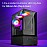 Zebronics Robust Premium Gaming Chassis with support for mATX | Mini ITX/ Wraparound Tempered Glass/ 120mm Multicolor LED Ring Fans/ Top Magnetic Dust Filter/ 3 Fans Included (Black)