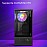 Zebronics Robust Premium Gaming Chassis with support for mATX | Mini ITX/ Wraparound Tempered Glass/ 120mm Multicolor LED Ring Fans/ Top Magnetic Dust Filter/ 3 Fans Included (Black)