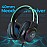 Zebronics Jet Pro Premium Wired Gaming On Ear Headphone with LED for Headband + earcups/ 40mm Neodymium Drivers/ 2 Meter Braided Cable with mic/ Suspension Design/ 3.5mm + USB Connector (Black, Blue)