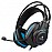 Zebronics Jet Premium Wired Gaming On Ear Headphone with Led Light for earcups, 40mm Neodymium Drivers, 2 Meter Braided Cable, Flexible mic, Suspension Headband, 3.5mm + USB Connector (Black + Blue)