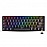 Zebronics Zeb-Max Ninja Wireless RGB Mechanical Keyboard with 61 Keys, 21 Backlit LED modes, 2.4GHz, 3X Bluetooth, Type C Wired Mode, Built-in Rechargeable Battery, 1.8m Type C Braided Cable - Black