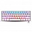 Zebronics Zeb-Max Ninja Wireless RGB Mechanical Keyboard with 61 Keys, 21 Backlit LED modes, 2.4GHz, 3X Bluetooth, Type C Wired Mode, Built-in Rechargeable Battery, 1.8m Type C Braided Cable - White