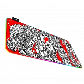 Zebronics Blaze XL (Red + White) RGB Gaming Mouse Pad Best Price