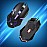 Zebronics Uzi High Precision Wired Gaming Mouse with 4 Buttons, Rainbow LED Lights, DPI Switch with 800/1200/1600/2400 DPI, Plug and Play, 3 Million clicks, Lightweight Mouse