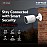 CP Plus CP-V31A 3MP Bullet Wireless Outdoor Security Camera | 1296P Resolution | Motion Detection | Two Way Talk | Night Vision | Supports Alexa & Ok Google | IR Distance of 15 Mtr | IP65