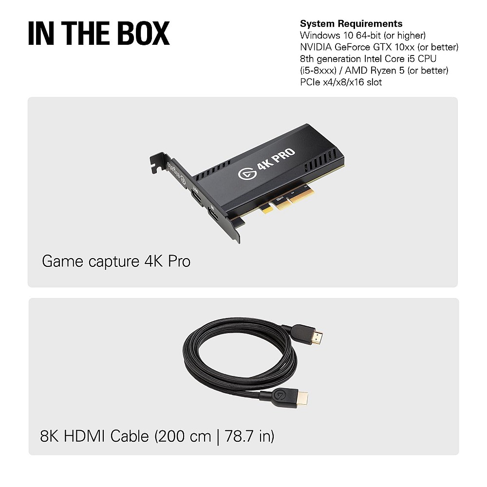 Elgato Game Capture 4K PRO Capture Card Best Price on Thavaluestore.in