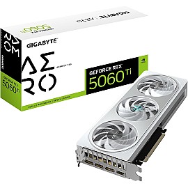 Gigabyte GeForce RTX 5060 Ti AERO OC 16GB GDDR7 128-Bit Triple Fan Graphics Card (GV-N506TAERO OC-16GD)