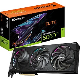 Gigabyte AORUS GeForce RTX 5060 Ti ELITE 16GB GDDR7 128-Bit Triple Fan Graphics Card (GV-N506TAORUS E-16GD)