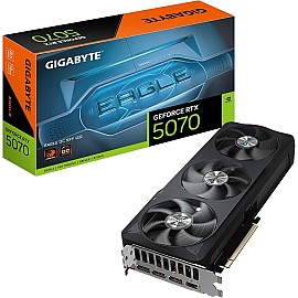 Gigabyte Geforce RTX 5070 EAGLE OC SFF 12GB GDDR7 192-Bit Triple Fan Graphics Card (GV-N5070EAGLE OC-12GD)