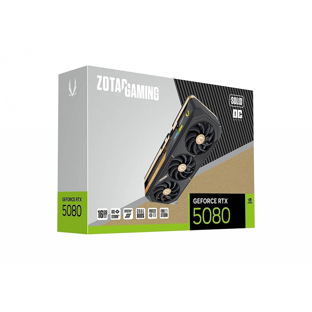 Zotac GeForce RTX 5080 SOLID OC 16GB GDDR7 Best Price in India on