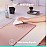 Logitech Desk Mat - Studio Series, Multifunctional Large Desk Pad/ Extended Mouse Mat/ Office Desk Protector with Anti-Slip Base/ Spill-Resistant/ Durable Design (Rose)