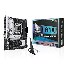 Asus B760M-AYW WIFI Motherboard for Intel 14th, 13th and 12th Gen Processors - LGA1700 Socket