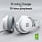 Portronics Muffs M2 Bluetooth Headphones On Ear with Upto 40 Hrs Playtime, 40mm Dynamic Drivers, AUX 3.5mm, Powerful Bass, Laptop and PC Support, Type C Charging Port, Foldable Design (White)
