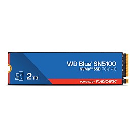 Western Digital WD Blue SN5100 NVMe 2TB Internal SSD - Upto 7100MB/s R/ 5Y Warranty/ PCIe Gen 4 NVMe M.2 (2280) (WDS200T5B0E-00CPE0)