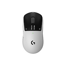 Logitech G PRO X2 SUPERSTRIKE LIGHTSPEED Wireless Gaming Mouse - Ultra-Fast Performance/ Ultra Lightweight (61 g)/ Customizable Click Haptics/ USB-C Charging/ for PC/Mac/Laptop
