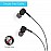 Portronics Conch Gama In-Ear Earphones With Mic - Black (POR-1025)