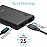 Portronics Indo 5X 5000mAh Power Bank with Dual Input (Micro, Type-C) - Black