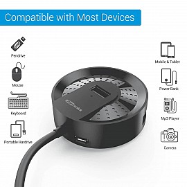 Portronics Mport 5R 4USB + 1Micro USB Hub (POR-976)