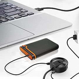 Portronics Mport 5R 4USB + 1Micro USB Hub (POR-976)