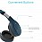 Portronics Muffs Plus Wireless Bluetooth Headphone with Mic - Blue (POR-662)