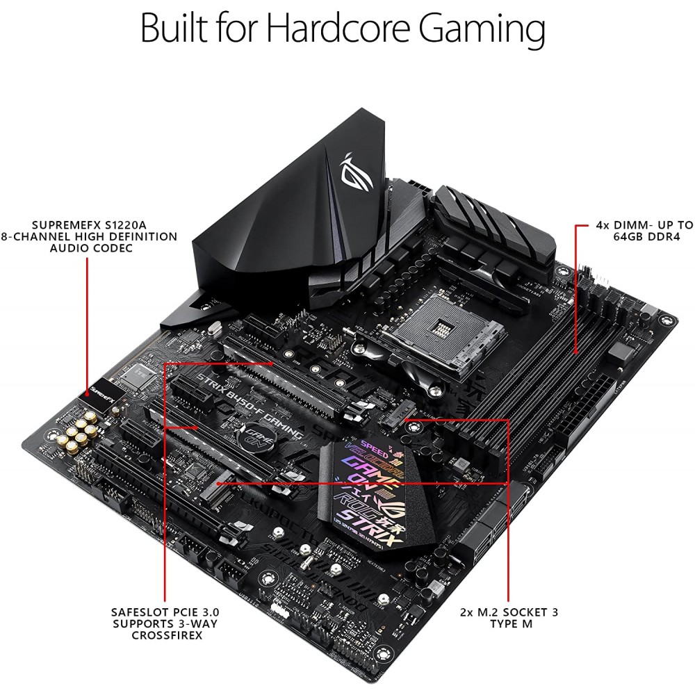 Buy Asus ROG Strix B450-F Gaming Motherboard Lowest Price in India