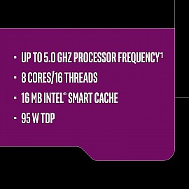 Intel Core i9-9900KF 9th Generation Processor (3.60GHz, 5.0GHz Turbo/ 8 Cores/ LGA1151 Socket/ 16MB Cache)