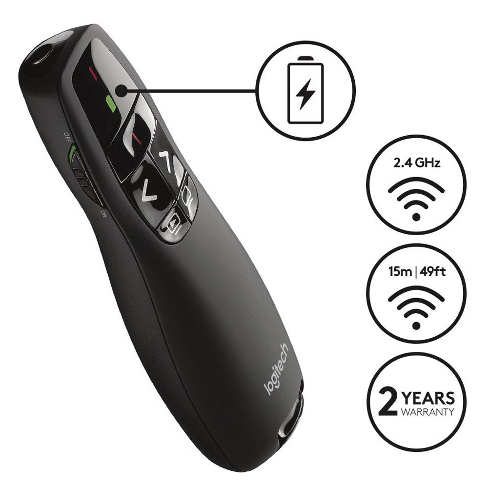 Buy Logitech R400 Wireless Presenter Best Price in India on Thevaluestore