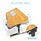 Portronics My Buddy Plus Portable Laptop Stand with Cooling Fan (Bamboo) - POR-703