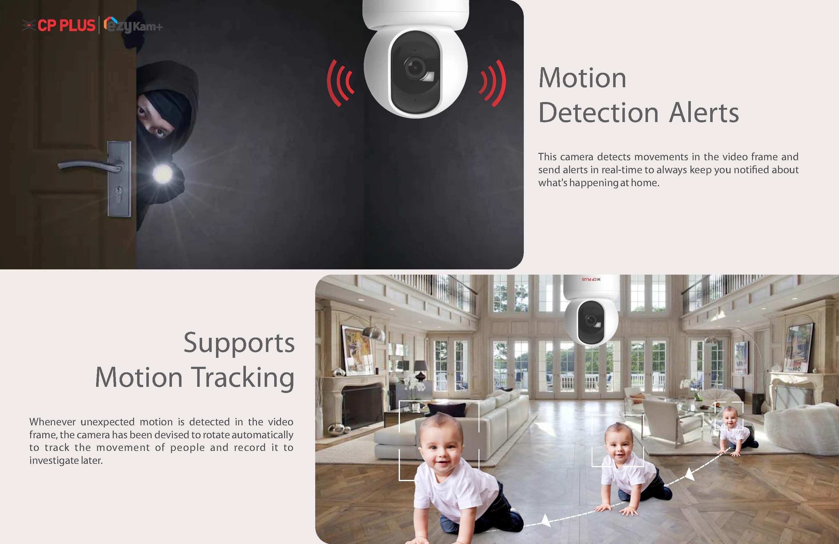Cp plus best sale motion sensor camera