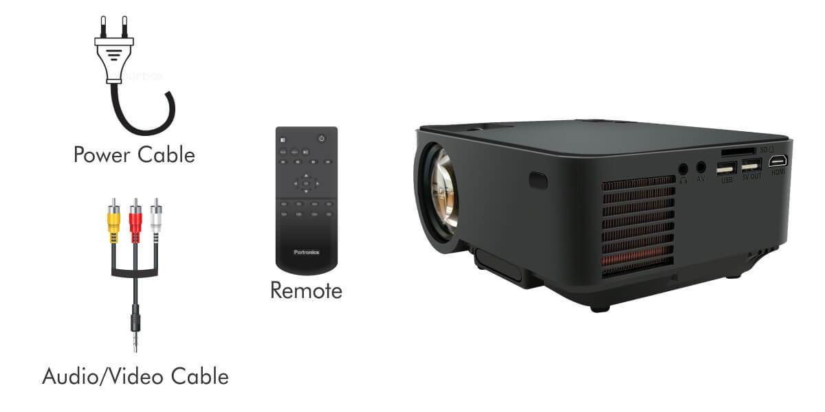 portronics beem 100 projector spec