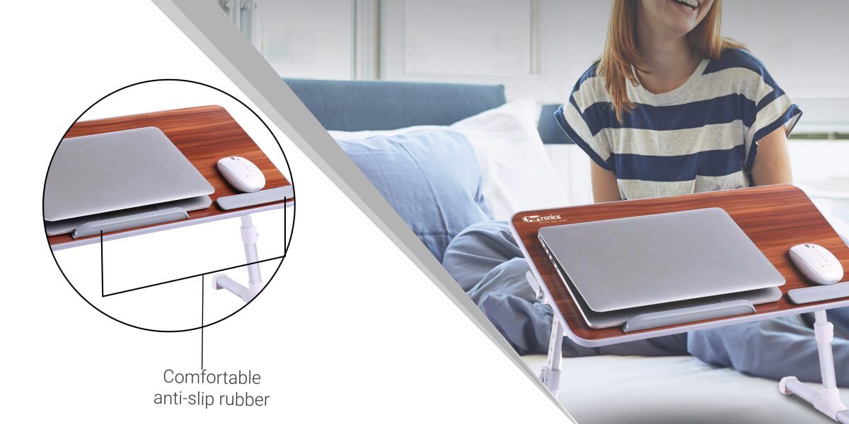 Buy Portronics My Buddy Plus Laptop Cooling Stand (Bamboo) Best Price